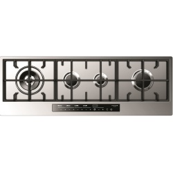Plita incorporabila Fulgor Milano, CPH 1124 GWK TC X, 112 cm, plita gaz, 4 arzatoare,sistem Stop-Gaz, touch control, inox