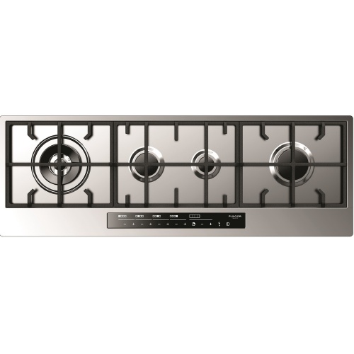 Plita incorporabila Fulgor Milano, CPH 1124 GWK TC X, 112 cm, plita gaz, 4 arzatoare,sistem Stop-Gaz, touch control, inox
