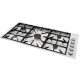 Aragaz Tecnogas P1X66M4VC, 60 cm, gaz, 4 arzatoare, grill, otel inoxidabil