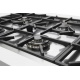 Plita incorporabila Foster Milano 7649000, instalare Q4, gaz, 108cm, 6 arzatoare, aprindere electrica, siguranta gaz, inox