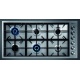 Aragaz Tecnogas P1X66M4VC, 60 cm, gaz, 4 arzatoare, grill, otel inoxidabil