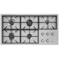 Plita incorporabila Foster Milano 7648000, instalare Q4, gaz, 108cm, 5 arzatoare, aprindere electrica, siguranta gaz, inox