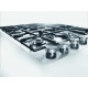 Aragaz Tecnogas P1X66M4VC, 60 cm, gaz, 4 arzatoare, grill, otel inoxidabil