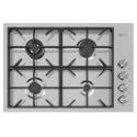 Aragaz Tecnogas P1X66M4VC, 60 cm, gaz, 4 arzatoare, grill, otel inoxidabil