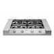 Plita incorporabila Foster Milano Rangetop 3162000, gaz, 90cm, 4 arzatoare, aprindere electrica, siguranta gaz, inox