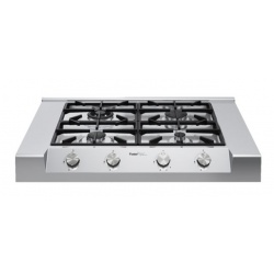 Aragaz Tecnogas P1X66M4VC, 60 cm, gaz, 4 arzatoare, grill, otel inoxidabil