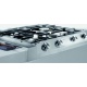 Plita incorporabila Foster Milano Rangetop 3164000, gaz, 120cm, 4 arzatoare, aprindere electrica, siguranta gaz, inox