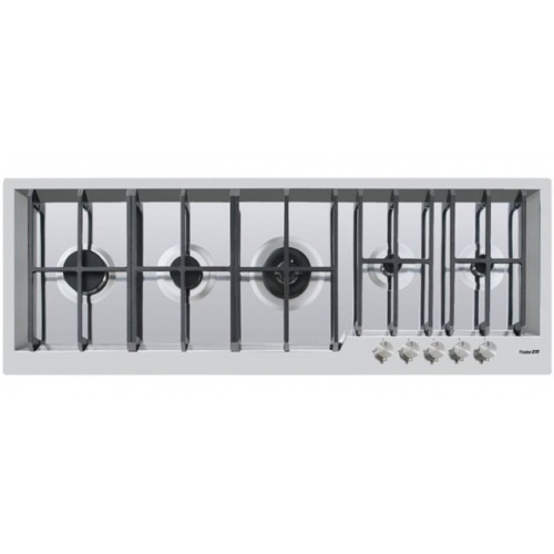 Plita incorporabila Foster GK 7628032, instalare SF gaz, 129.4cm, 5 arzatoare, aprindere electrica, siguranta gaz, inox