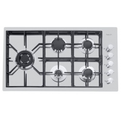 Aragaz Tecnogas P1X66M4VC, 60 cm, gaz, 4 arzatoare, grill, otel inoxidabil