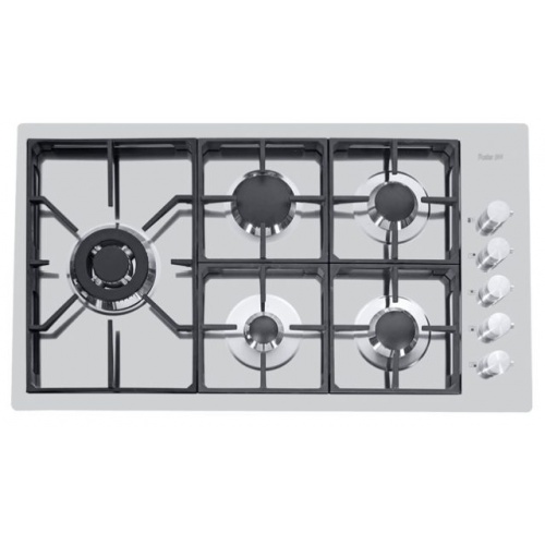 Aragaz Tecnogas P1X66M4VC, 60 cm, gaz, 4 arzatoare, grill, otel inoxidabil