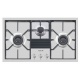 Aragaz Tecnogas P1X66M4VC, 60 cm, gaz, 4 arzatoare, grill, otel inoxidabil