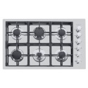 Aragaz Tecnogas P1X66M4VC, 60 cm, gaz, 4 arzatoare, grill, otel inoxidabil