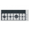 Aragaz Tecnogas P1X66M4VC, 60 cm, gaz, 4 arzatoare, grill, otel inoxidabil