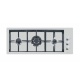 Aragaz Tecnogas P1X66M4VC, 60 cm, gaz, 4 arzatoare, grill, otel inoxidabil