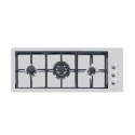 Aragaz Tecnogas P1X66M4VC, 60 cm, gaz, 4 arzatoare, grill, otel inoxidabil