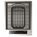 Plita incorporabila Fulgor Milano, CPH 401 BQ TC X, 40 cm, plita electrica, gratar lava stone, timmer, sticla neagra