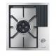 Plita incorporabila Foster S4000 Domino 7277032 , instalare Q4, gaz, 45 cm, 1 arzator, aprindere electrica, siguranta gaz, inox