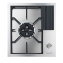 Aragaz Tecnogas P1X66M4VC, 60 cm, gaz, 4 arzatoare, grill, otel inoxidabil