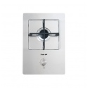 Aragaz Tecnogas P1X66M4VC, 60 cm, gaz, 4 arzatoare, grill, otel inoxidabil