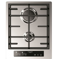Plita incorporabila Fulgor Milano, CPH 402 G TC X, 40 cm, plita gaz, 2 arzatoare, sistem Stop-Gaz, touch control, inox