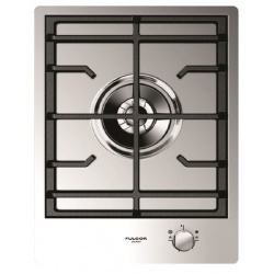 Aragaz Tecnogas P1X66M4VC, 60 cm, gaz, 4 arzatoare, grill, otel inoxidabil