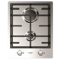 Plita incorporabila Fulgor Milano, CPH 402 G X, 40 cm, plita gaz, 2 arzatoare, sistem Stop-Gaz, inox