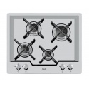 Aragaz Tecnogas P1X66M4VC, 60 cm, gaz, 4 arzatoare, grill, otel inoxidabil