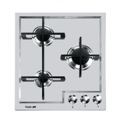 Aragaz Tecnogas P1X66M4VC, 60 cm, gaz, 4 arzatoare, grill, otel inoxidabil