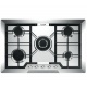 Aragaz Tecnogas P1X66M4VC, 60 cm, gaz, 4 arzatoare, grill, otel inoxidabil