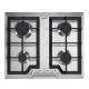 Plita incorporabila Foster Elettra 7068042, instalare STD, gaz, 59cm, 4 arzatoare, aprindere electrica, siguranta gaz, inox