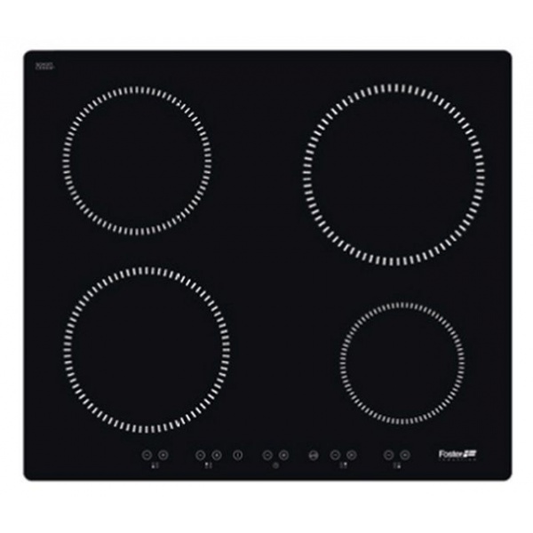 Aragaz Tecnogas P1X66M4VC, 60 cm, gaz, 4 arzatoare, grill, otel inoxidabil