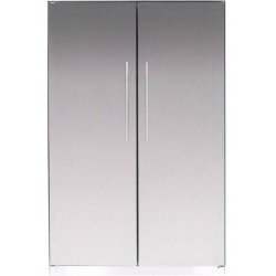 Side by Side combinat Bompani BO07601/E+BO07600/E, 632 litri, clasa A+, No Frost, Inox