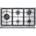 Aragaz Tecnogas P1X66M4VC, 60 cm, gaz, 4 arzatoare, grill, otel inoxidabil
