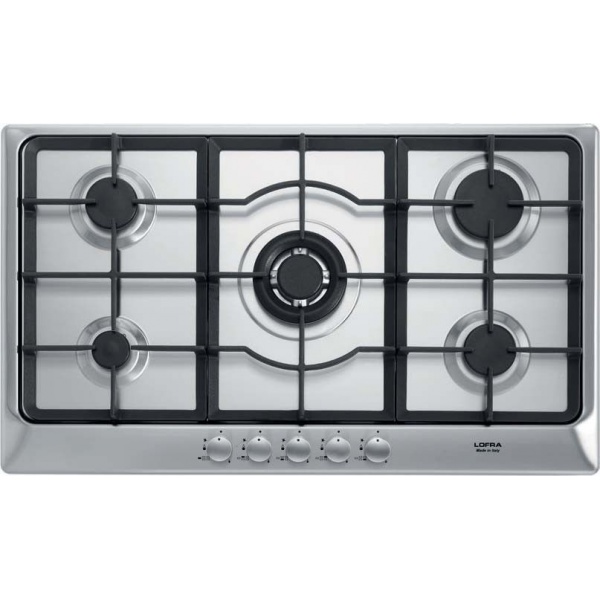 Aragaz Tecnogas P1X66M4VC, 60 cm, gaz, 4 arzatoare, grill, otel inoxidabil