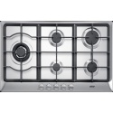 Aragaz Tecnogas P1X66M4VC, 60 cm, gaz, 4 arzatoare, grill, otel inoxidabil