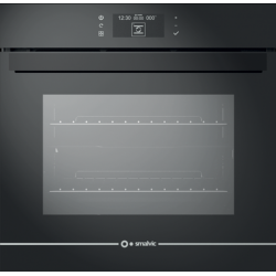 Cuptor electric incorporabil Smalvic GLASS NERO FI-74MTLM, 60cm, 74l, grill electric, negru