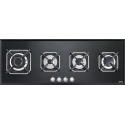 Aragaz Tecnogas P1X66M4VC, 60 cm, gaz, 4 arzatoare, grill, otel inoxidabil