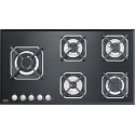 Aragaz Tecnogas P1X66M4VC, 60 cm, gaz, 4 arzatoare, grill, otel inoxidabil