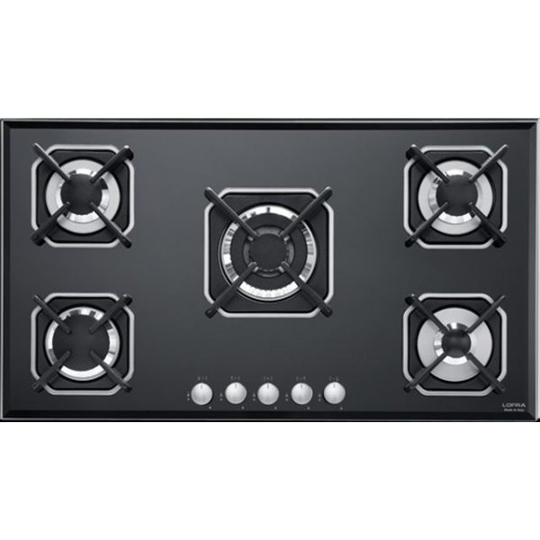 Aragaz Tecnogas P1X66M4VC, 60 cm, gaz, 4 arzatoare, grill, otel inoxidabil