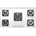 Aragaz Tecnogas P1X66M4VC, 60 cm, gaz, 4 arzatoare, grill, otel inoxidabil