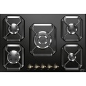 Aragaz Tecnogas P1X66M4VC, 60 cm, gaz, 4 arzatoare, grill, otel inoxidabil