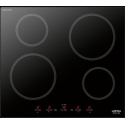 Aragaz Tecnogas P1X66M4VC, 60 cm, gaz, 4 arzatoare, grill, otel inoxidabil