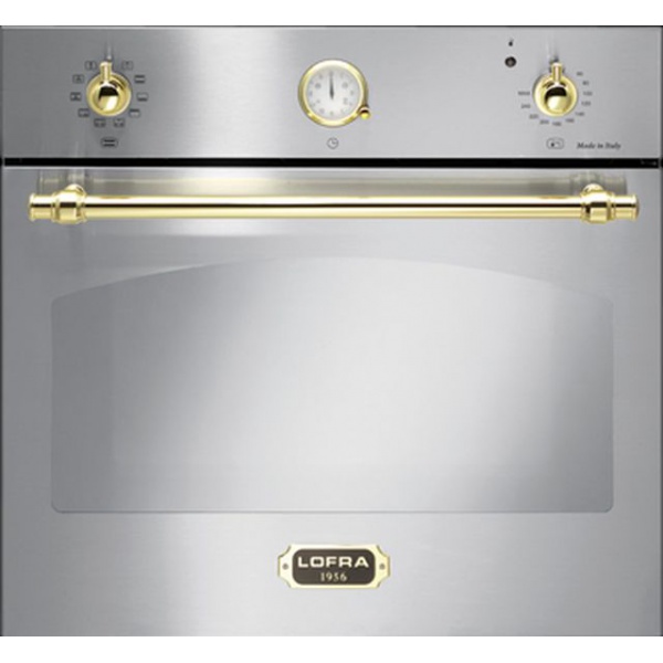 Aragaz Lofra RBI66MFT/CI, 60x60 cm, gaz, 4 arzatoare, grill, aprindere electronica, timer, crem