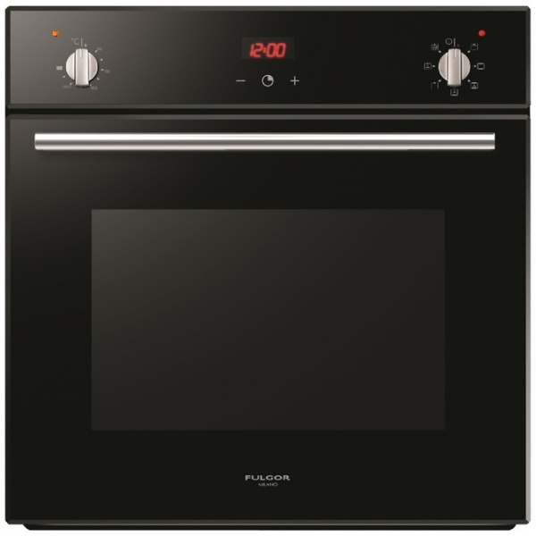 Cuptor incorporabil Fulgor Milano QLO 6007 MT BK, 60 cm, cuptor multifunctional electric, sticla neagra