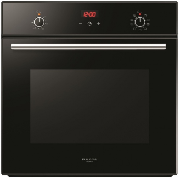 Cuptor incorporabil Fulgor Milano QLO 6009 PT BK, 60 cm, cuptor multifunctional electric, sticla neagra