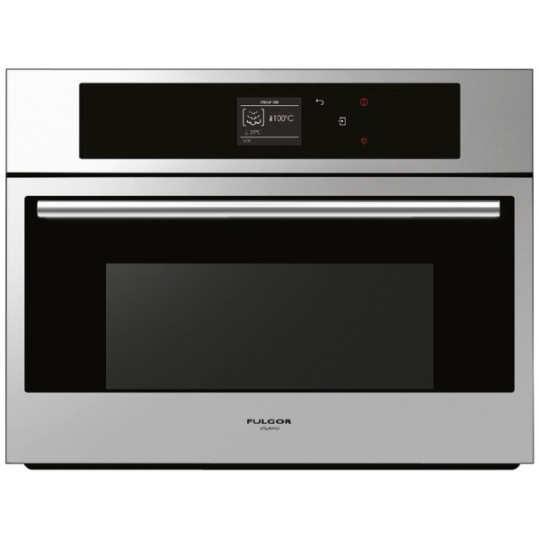 Cuptor incorporabil Fulgor Milano Compact 45 FCSO 4511 TM X, 60 cm, cuptor multifunctional electric cu abur, inox