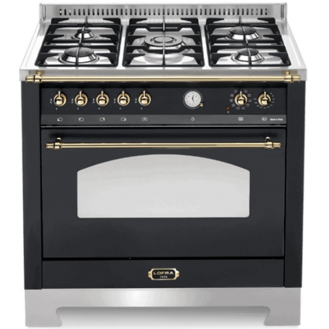 Aragaz Lofra RBI66MFT/CI, 60x60 cm, gaz, 4 arzatoare, grill, aprindere electronica, timer, crem