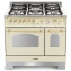Aragaz Lofra RBI66MFT/CI, 60x60 cm, gaz, 4 arzatoare, grill, aprindere electronica, timer, crem
