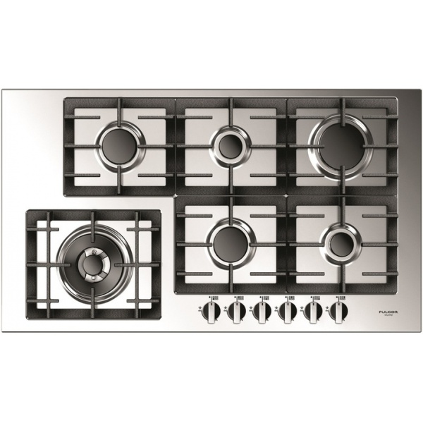 Aragaz Tecnogas P1X66M4VC, 60 cm, gaz, 4 arzatoare, grill, otel inoxidabil