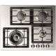 Plita incorporabila Fulgor Milano, QH 604 G WK X, 60 cm, plita gaz, 4 arzatoare, sistem Stop-Gaz, butoane otel, sticla inox Plita incorporabila Fulgor Milano, QH 604 G WK X, 60 cm, plita gaz, 4 arzatoare, sistem Stop-Gaz, butoane otel, sticla inox